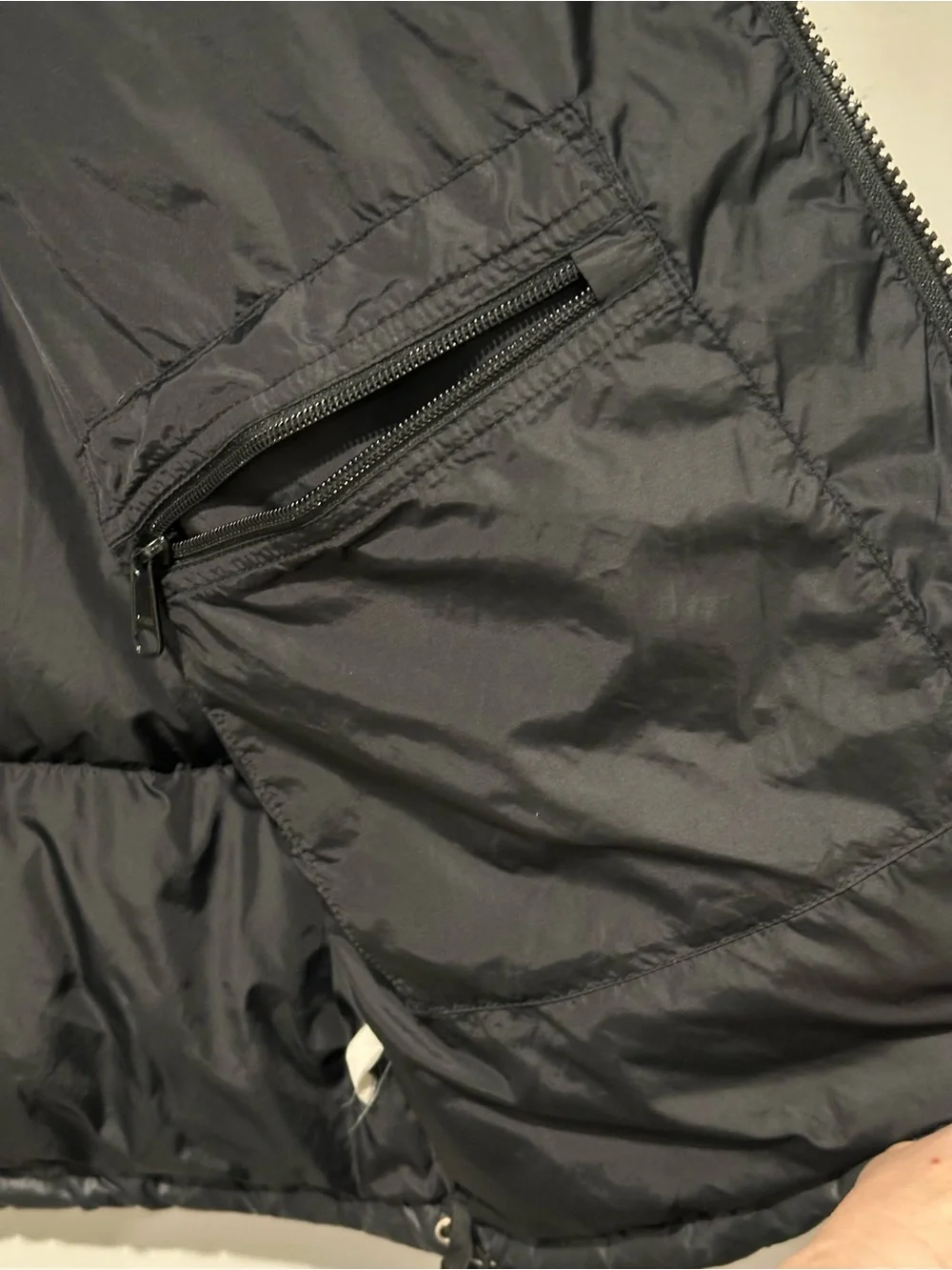 The North Face 700 Fill Goose Down Puffer Jacket Black Men’s Large Hooded